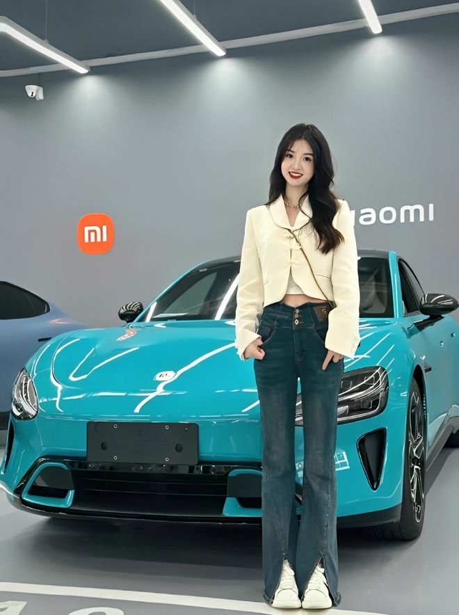质量都这么高的吗？仙女也就长这样吧九游会J9入口小米SU7的美女车主(图4)