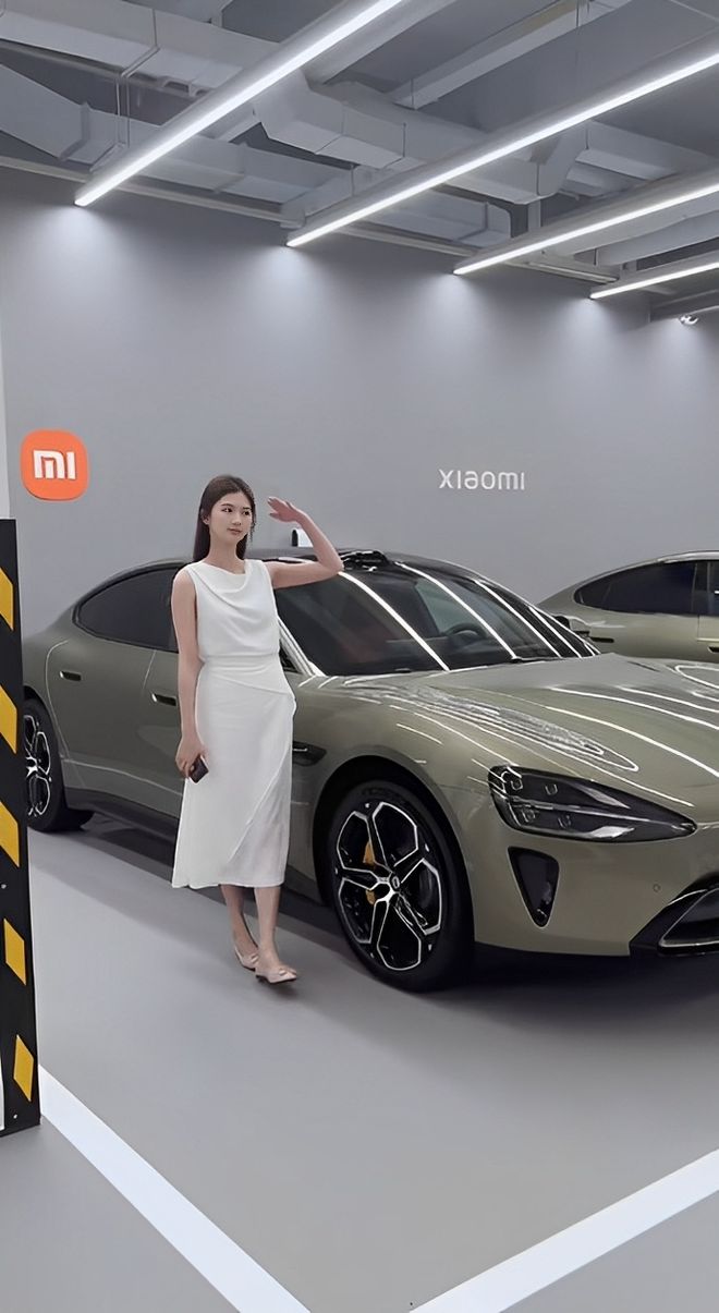 质量都这么高的吗？仙女也就长这样吧九游会J9入口小米SU7的美女车主(图10)